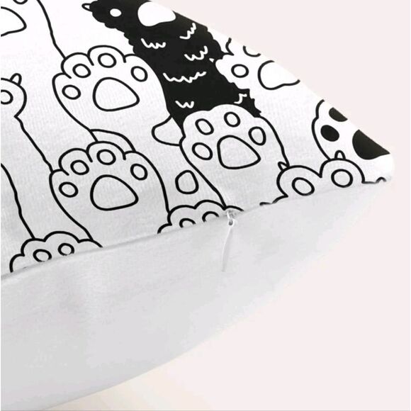 Paw 🐾 Print Pillow Cover - Picture 2 of 6